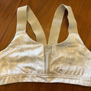 Alo gray and white bra size Large